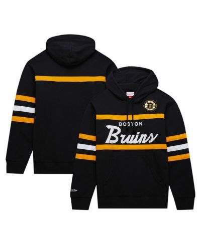 Мужское худи Mitchell & Ness Black Boston Bruins Head Coach Pullover