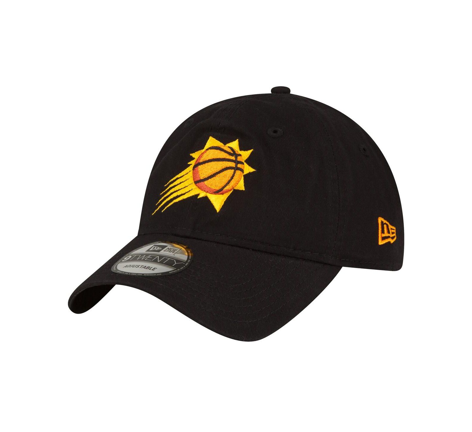 Мужской New Era Black Phoenix Suns Team 2.0 9TWENTY Adjustable Hat