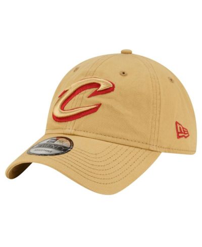 Men's New Era Tan Cleveland Cavaliers Team 2.0 9TWENTY Adjustable Hat
