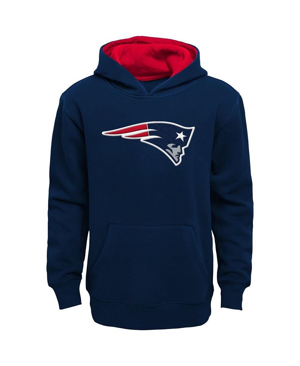 Худи для мальчиков и девочек New England Patriots Prime Pullover темно-синего цвета