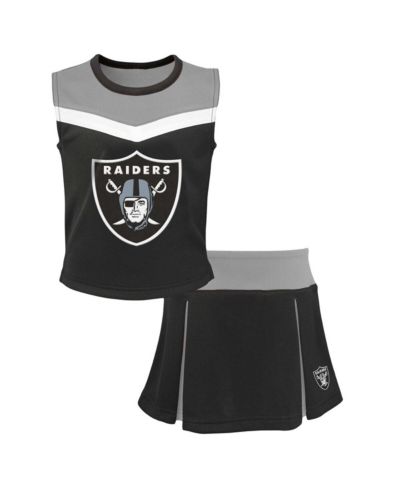 Детский комплект чирлидеров SunsOut All Good Antiques Black Las Vegas Raiders Spirit Two-Piece