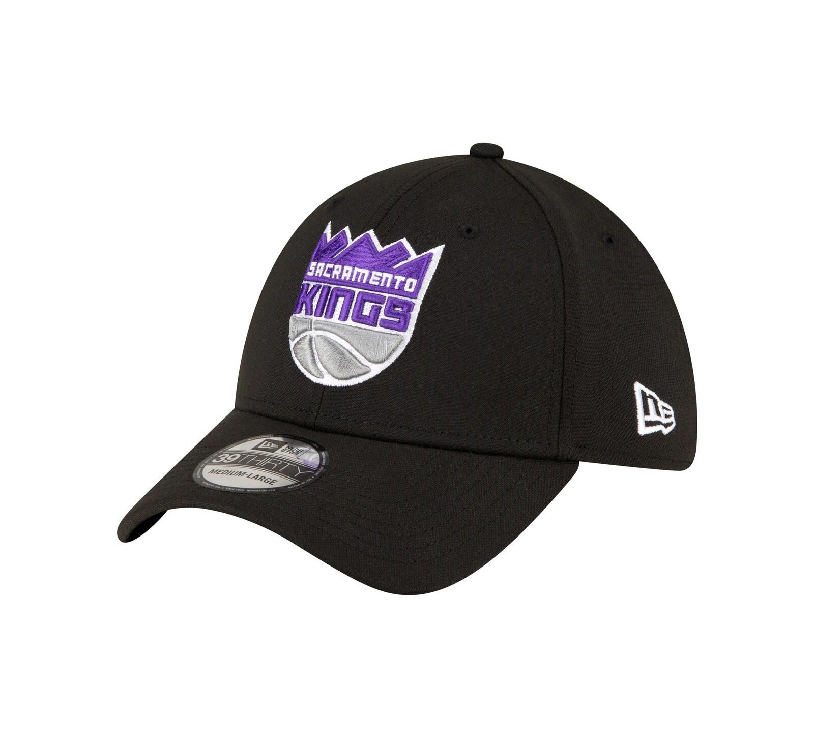 Мужская кепка New Era Sacramento Kings 39THIRTY Flex, черная