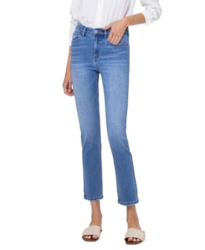 Женские узкие прямые джинсы Vervet High Rise Cropped Slim
