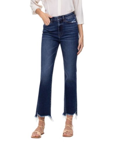Женские джинсы Vervet Super High Rise Step Hem Ankle Flare