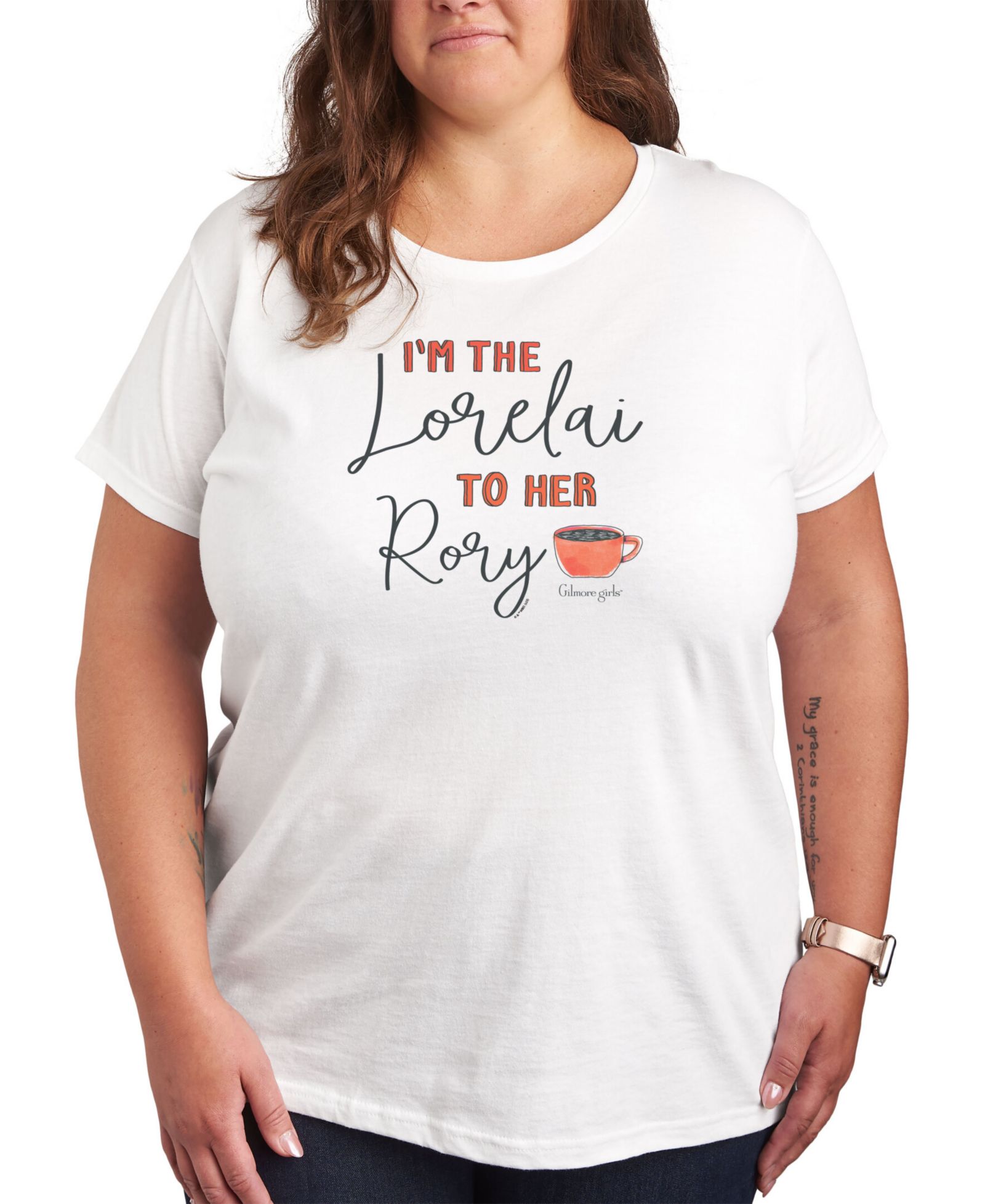 Hybrid Apparel Plus Size футболка Gilmore Girls с графическим принтом