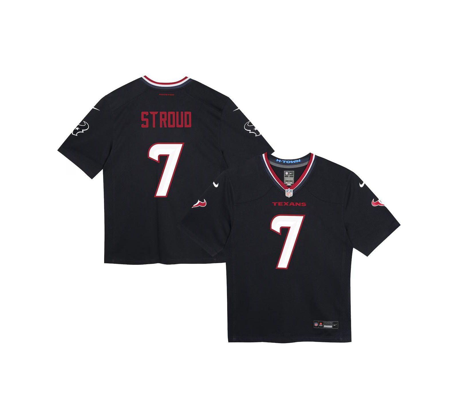 Детская джерси Nike C.J. Stroud Houston Texans, темно-синяя
