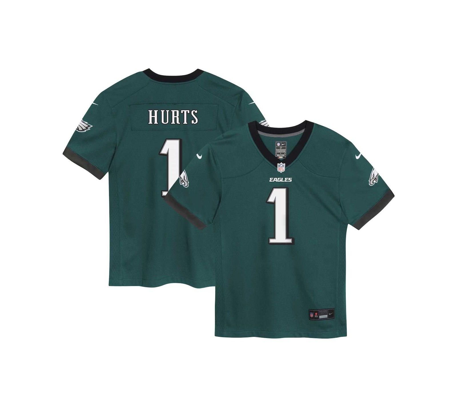 Детская джерси Nike Jalen Hurts Midnight Philadelphia Eagles