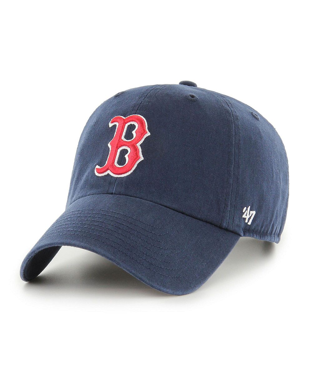 Мужская кепка '47 Brand Navy Boston Red Sox Clean Up
