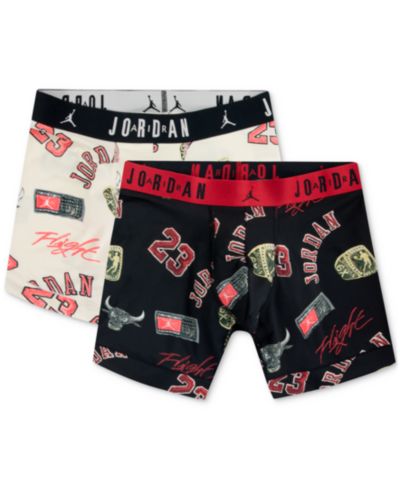 Мужские боксеры Jordan Men's 2-Pack MJ Essentials Poly Dri-FIT Printed