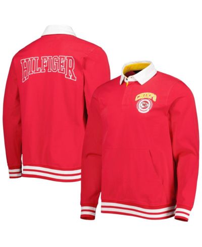 Мужская рубашка-поло Tommy Hilfiger Red Kansas City Chiefs Cody Long Sleeve