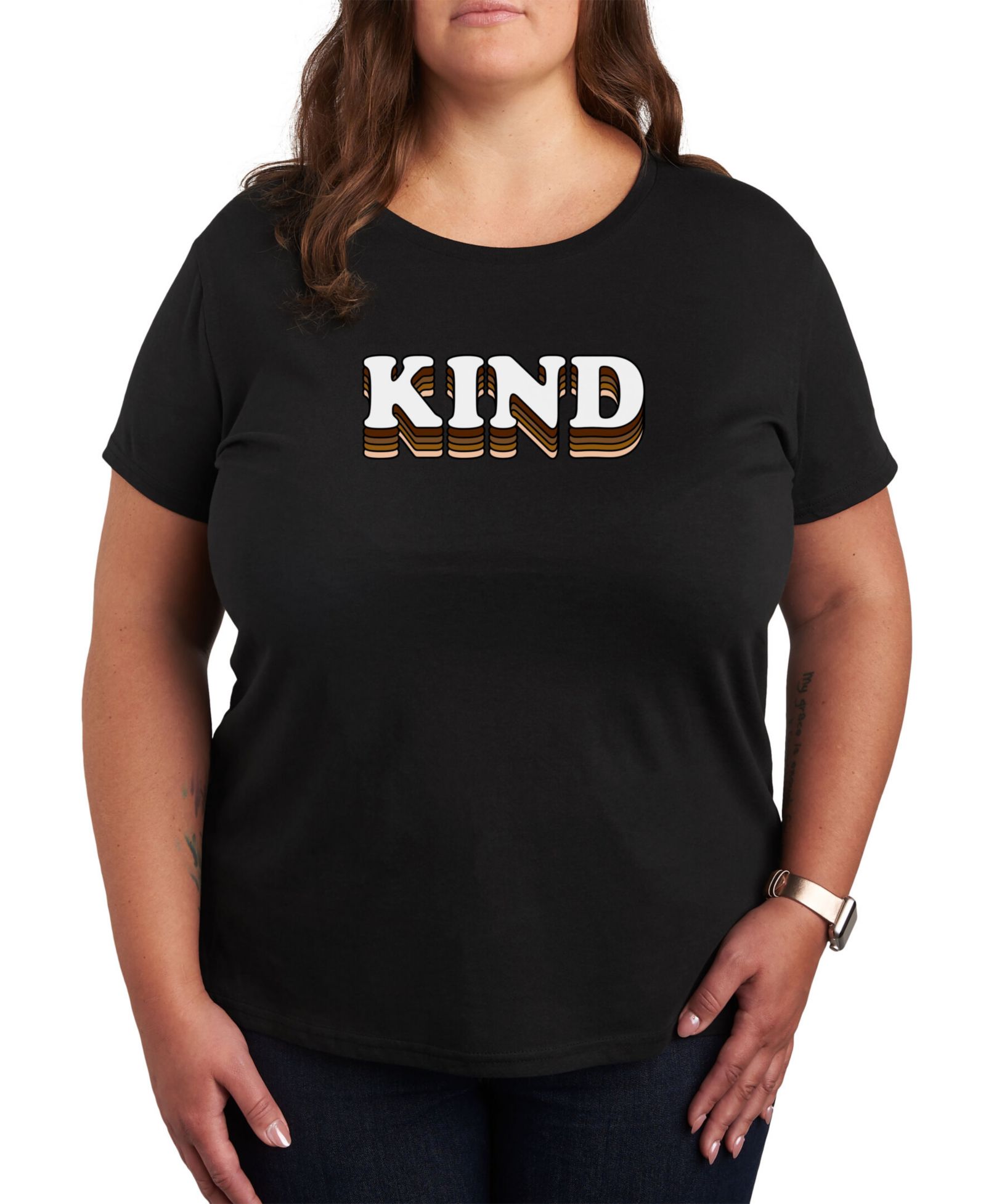 Футболка Hybrid Apparel Plus Size KIND Graphic Short Sleeve