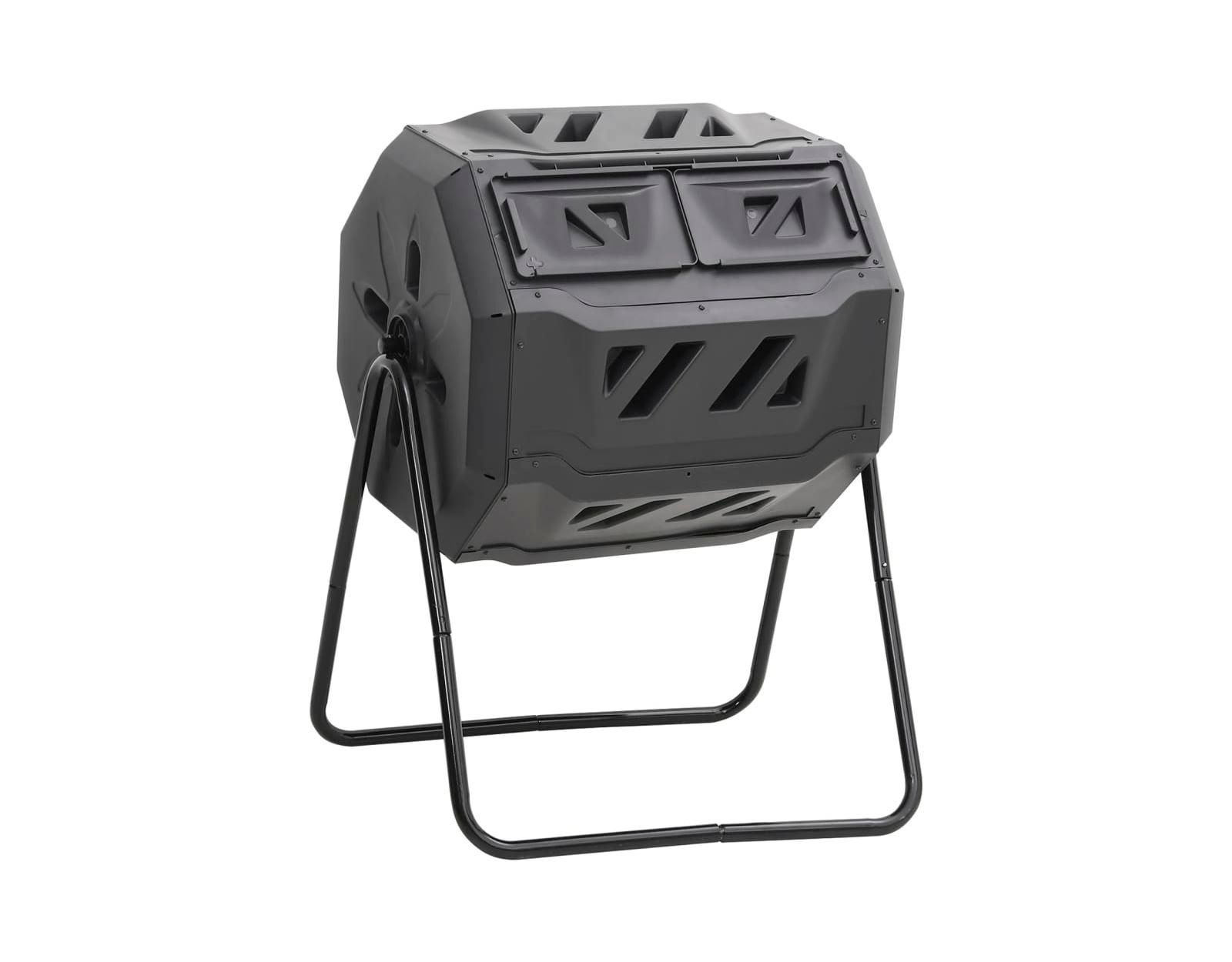 vidaXL Компостный бак для сада 42.3 gal, 28.7" x 25.2" x 37.4"