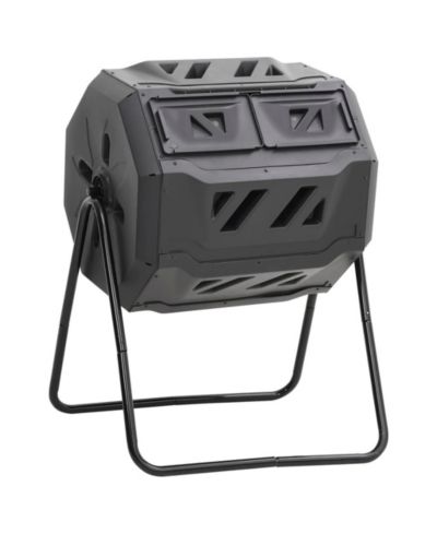 vidaXL Компостный бак для сада 42.3 gal, 28.7" x 25.2" x 37.4"