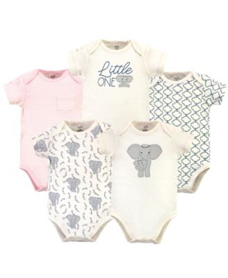 Touched by Nature Baby Girls Natural Cotton Bodysuits