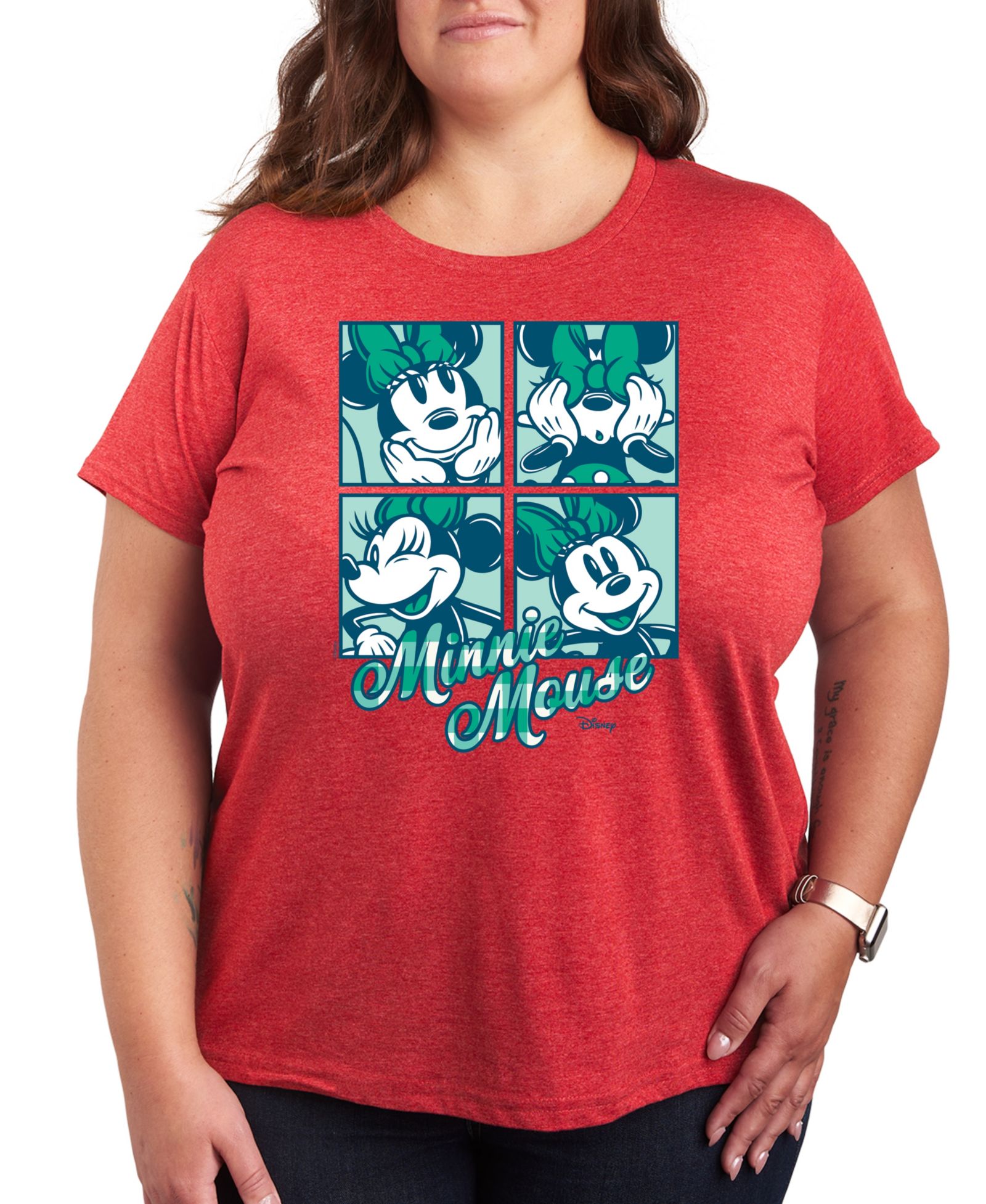 Hybrid Apparel  Plus Size Minnie Mouse Graphic T-shirt