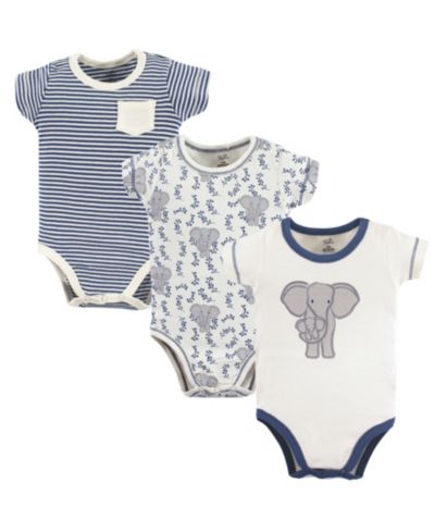 Touched by Nature 3Pk Natural Bodysuits