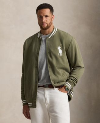 Мужская флисовая бейсболка Polo Ralph Lauren с большим логотипом для полных мужчин