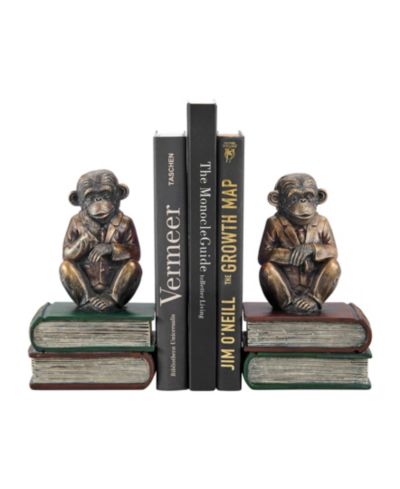 Набор подставок для книг Danya B Monkeys on Books, 2 штуки