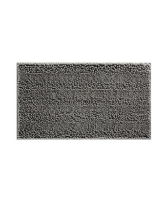 Laura Ashley Astor Chenille Bath Mat, 17" x 24"