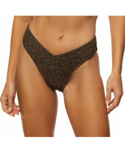 Женское бикини Guria Beachwear Crinkle Lurex Reversible V Front Classic Bikini Bottom