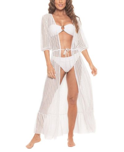 Guria Beachwear Женская пляжная накидка-сетка с решетчатым узором
