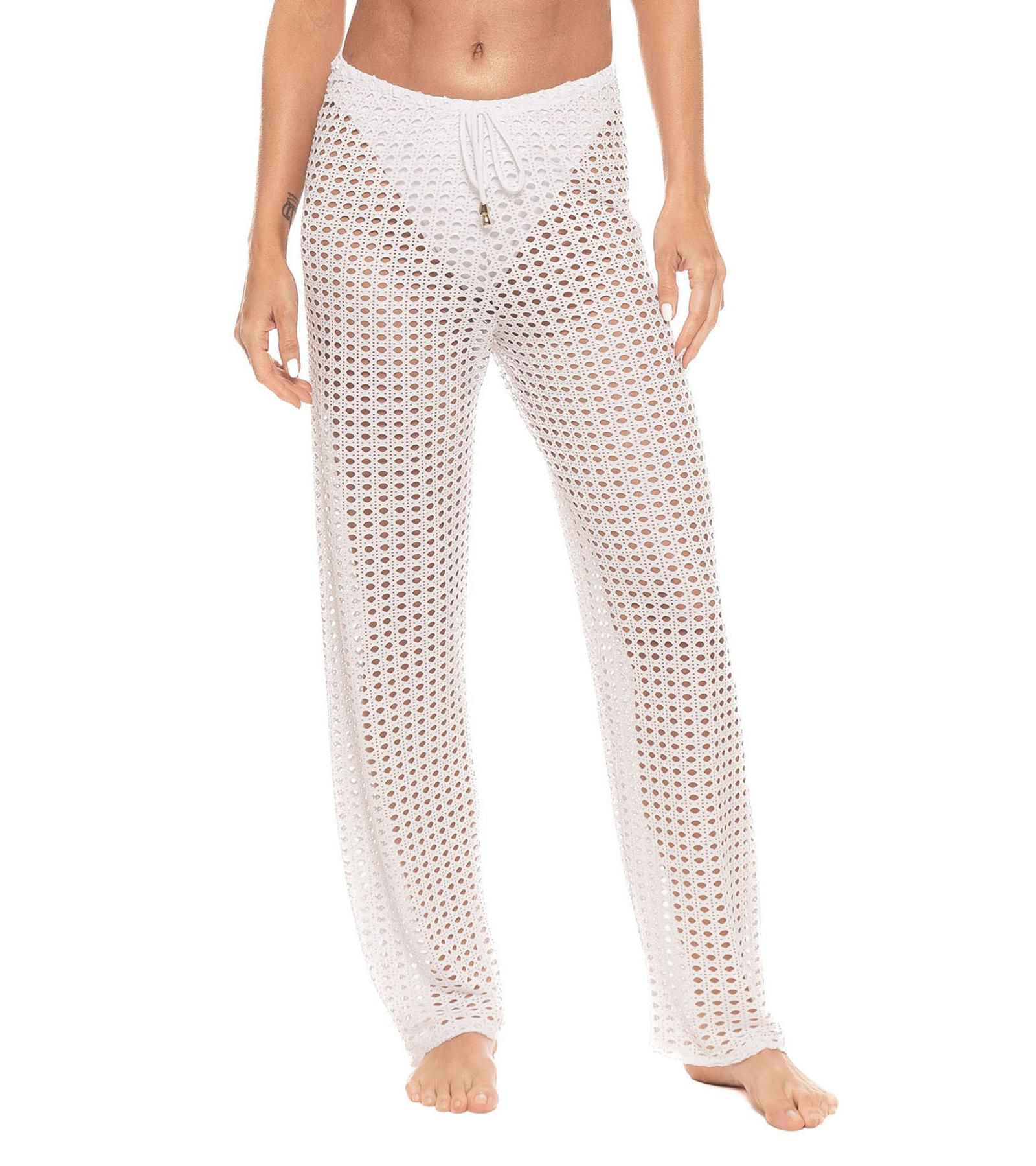 Guria Beachwear Женский сет из брюк-накидок с решетчатым узором для пляжа