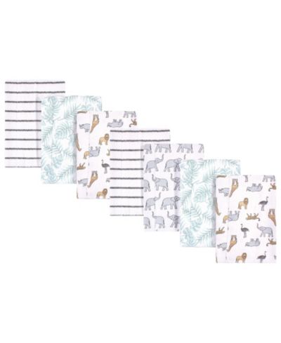 Hudson Baby салфетки для срыгивания из мягкого фланели, 7 шт
