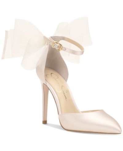 Женские туфли Jessica Simpson Women's Phindies Bow Ankle-Strap Pumps