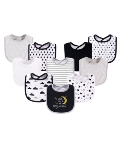 Детские защитные нагрудники Hudson Baby из смеси хлопка и полиэстера, унисекс