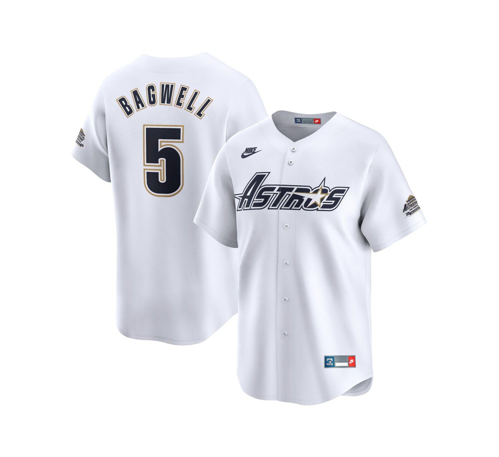 Мужская джерси Nike Jeff Bagwell Houston Astros