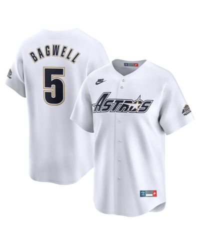 Nike Men's Jeff Bagwell White Houston Astros Throwback Cooperstown Collection Limited Jersey