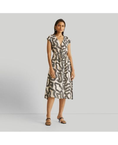 Женское платье Reistor Deep V-neck Gathered