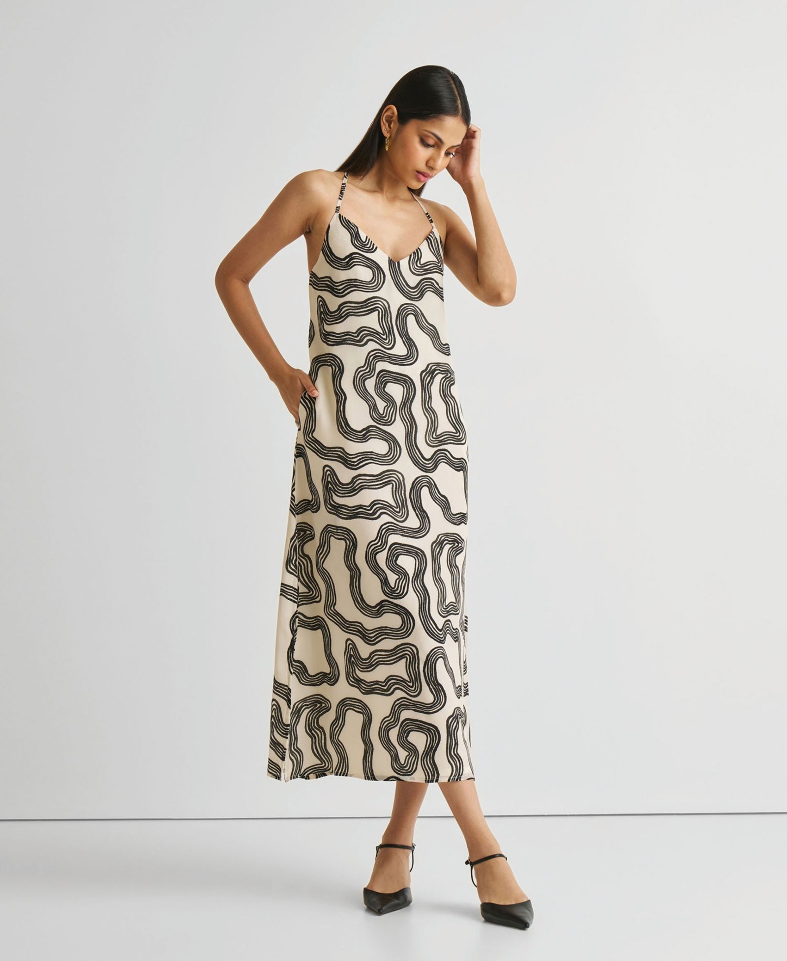 Reistor Women's Midi Slip Dress