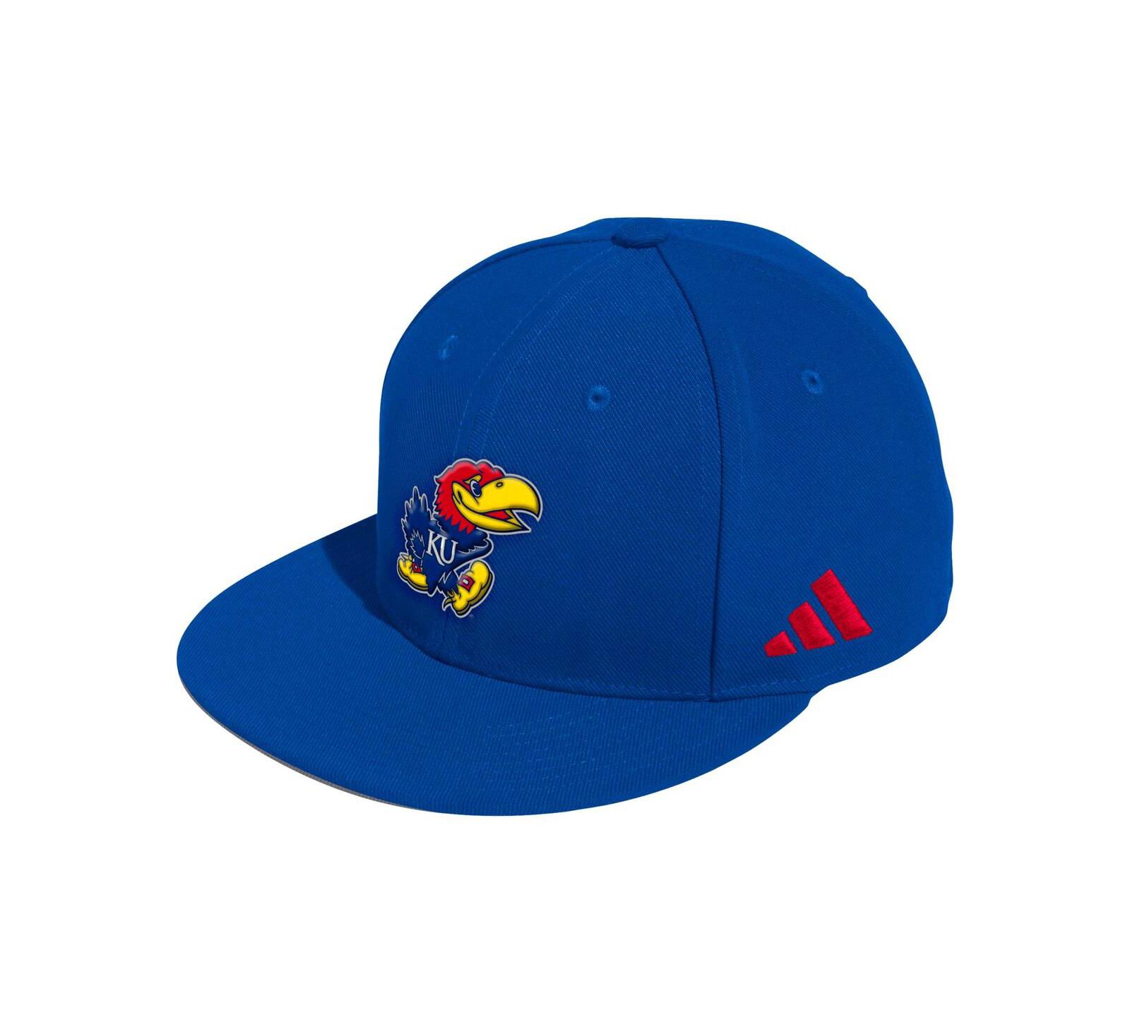 Men's adidas Royal Kansas Jayhawks On-Field Baseball Fitted Hat