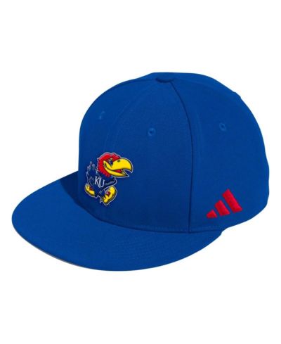 Мужская бейсболка adidas Royal Kansas Jayhawks On-Field Baseball Fitted Hat
