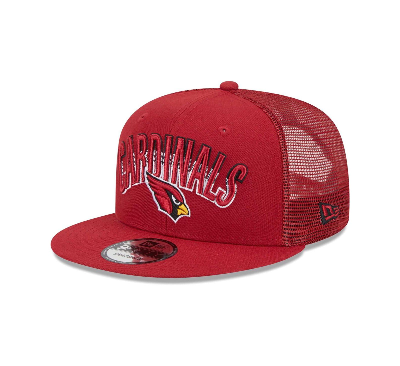 Мужская кепка New Era Cardinal Arizona Cardinals Grade Trucker 9FIFTY Snapback
