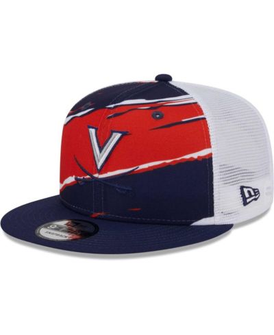 Мужская кепка New Era Virginia Cavaliers Tear Trucker 9FIFTY Snapback, темно-синяя