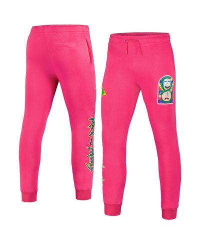 Мужские флисовые джоггеры Freeze Max Pink Rick And Morty