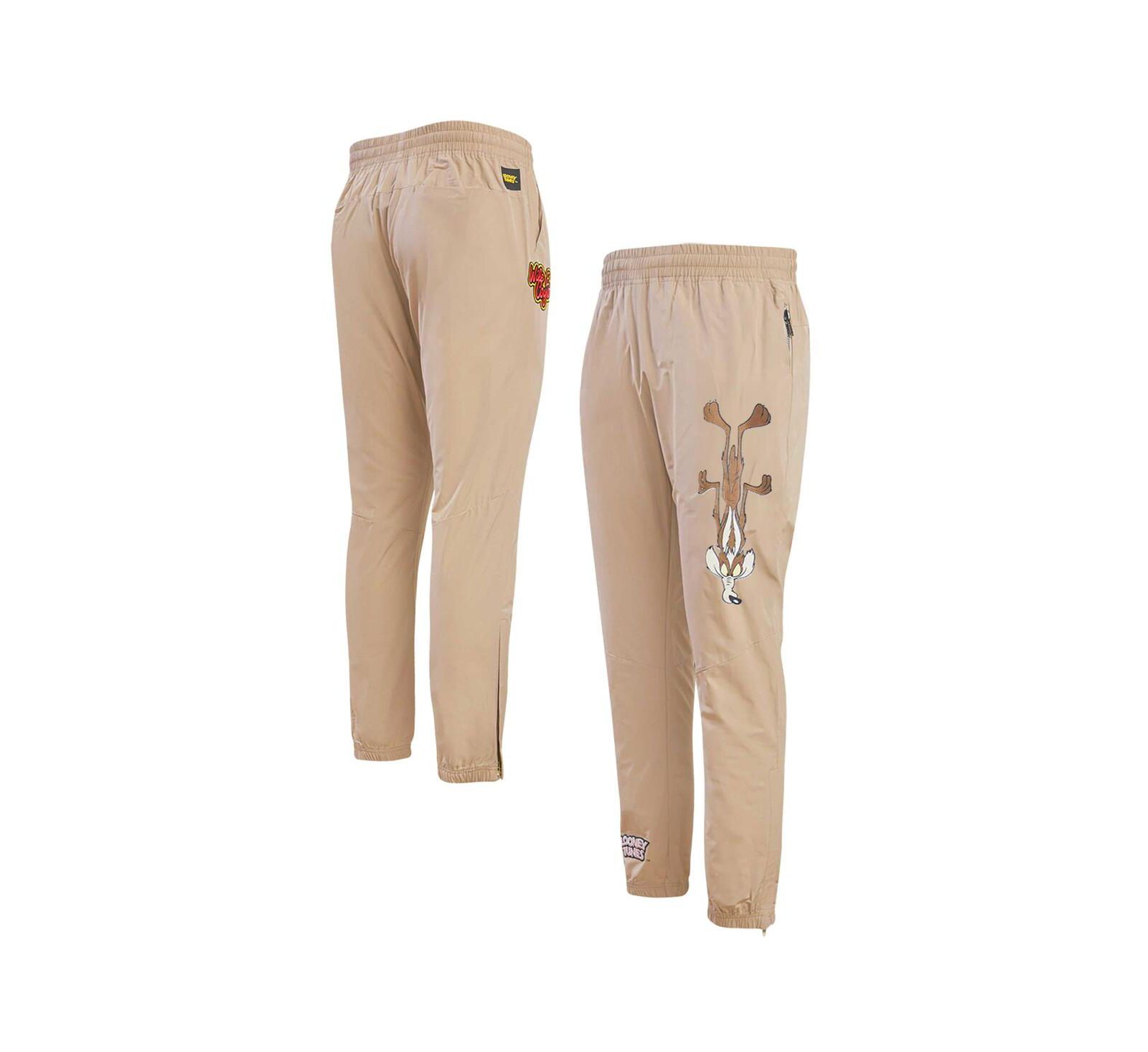 Men's Freeze Max Khaki Looney Tunes Wile E. Coyote Upside Down Joggers