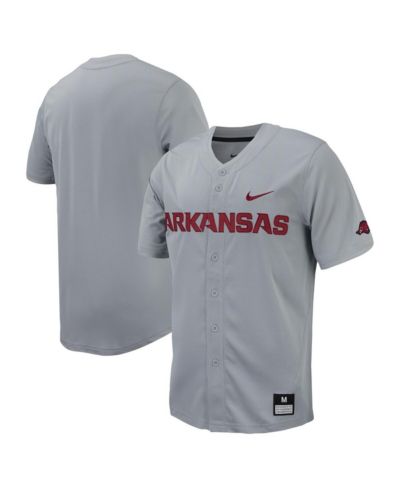 Мужская бейсбольная джерси Nike Arkansas Razorbacks Replica Full-Button