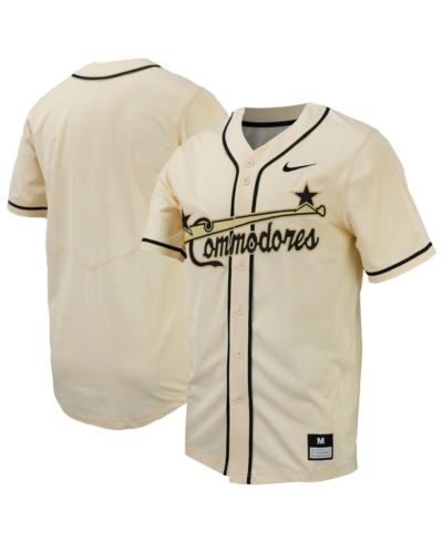 Мужская джерси Nike Natural Vanderbilt Commodores Replica Full-Button Baseball