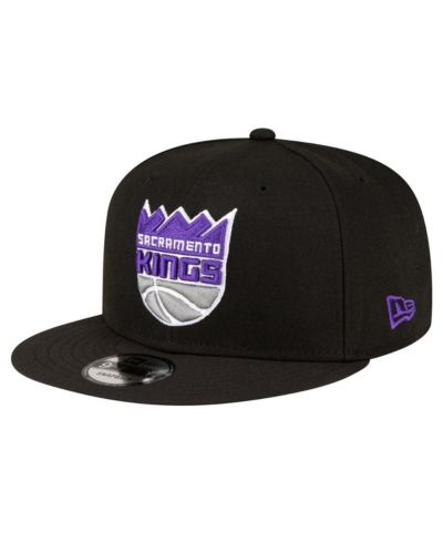 Мужская кепка New Era Black Sacramento Kings Official Team Color 9FIFTY Snapback