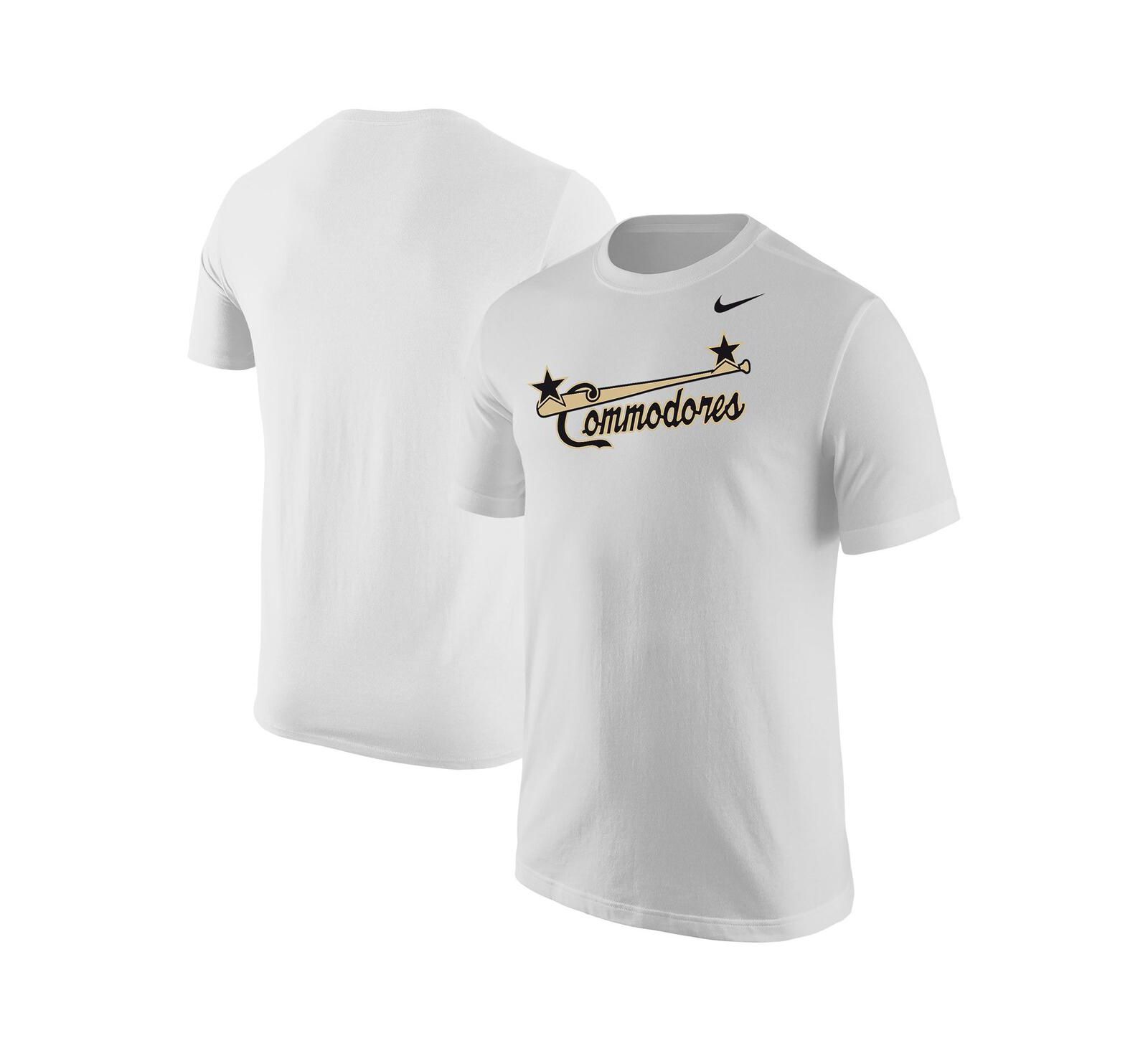 Мужская футболка Nike White Distressed Vanderbilt Commodores Baseball Vault