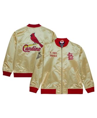 Мужская куртка Mitchell & Ness Gold St. Louis Cardinals OG 2.0 Lightweight Satin Full-Zip