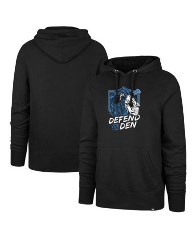 Мужское худи '47 Brand Black Detroit Lions Regional Headline Hoodie