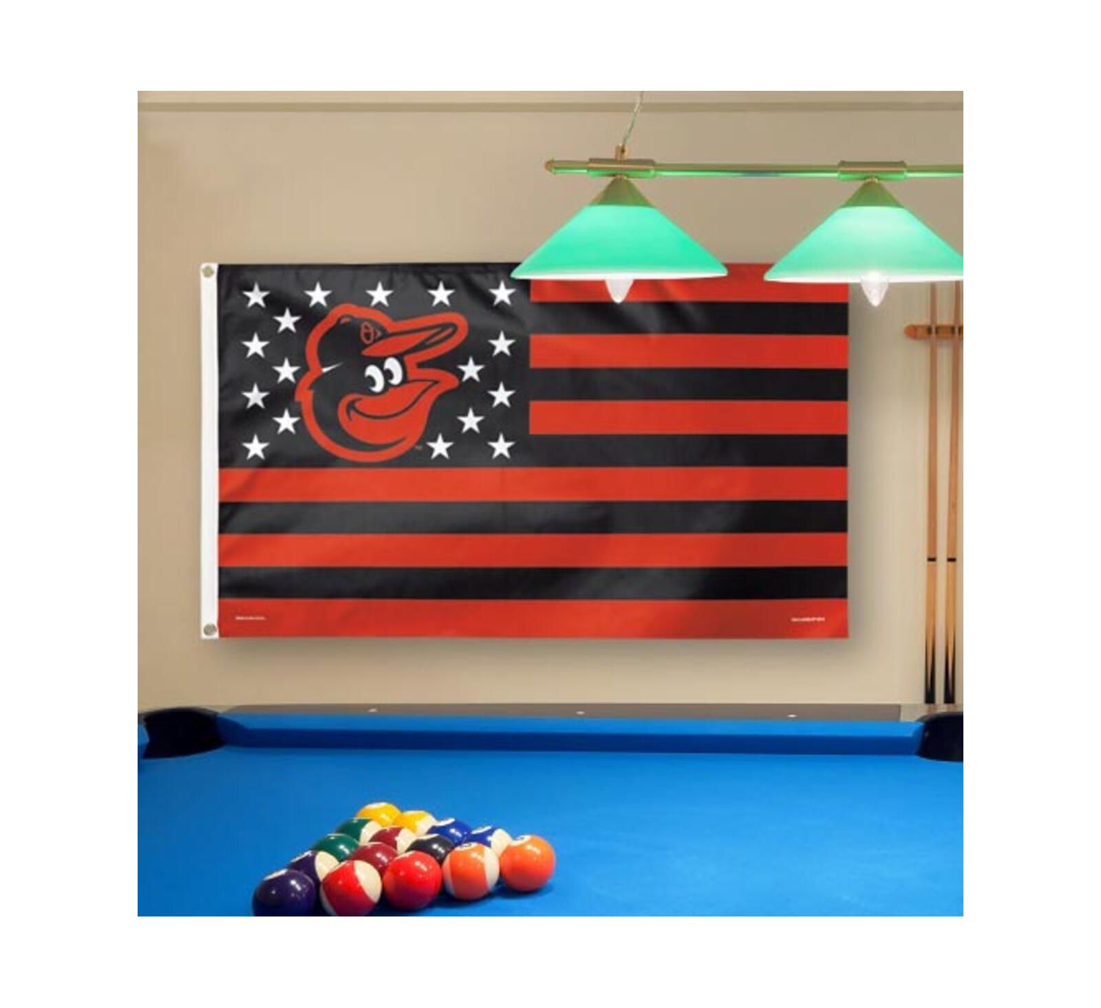 Флаг Wincraft Baltimore Orioles Deluxe Stars & Stripes 3' x 5'