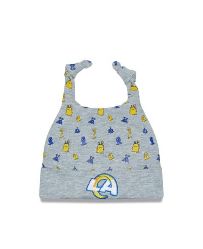Вязаная шапка New Era Heather Gray Los Angeles Rams Critter для младенцев (мальчиков и девочек)