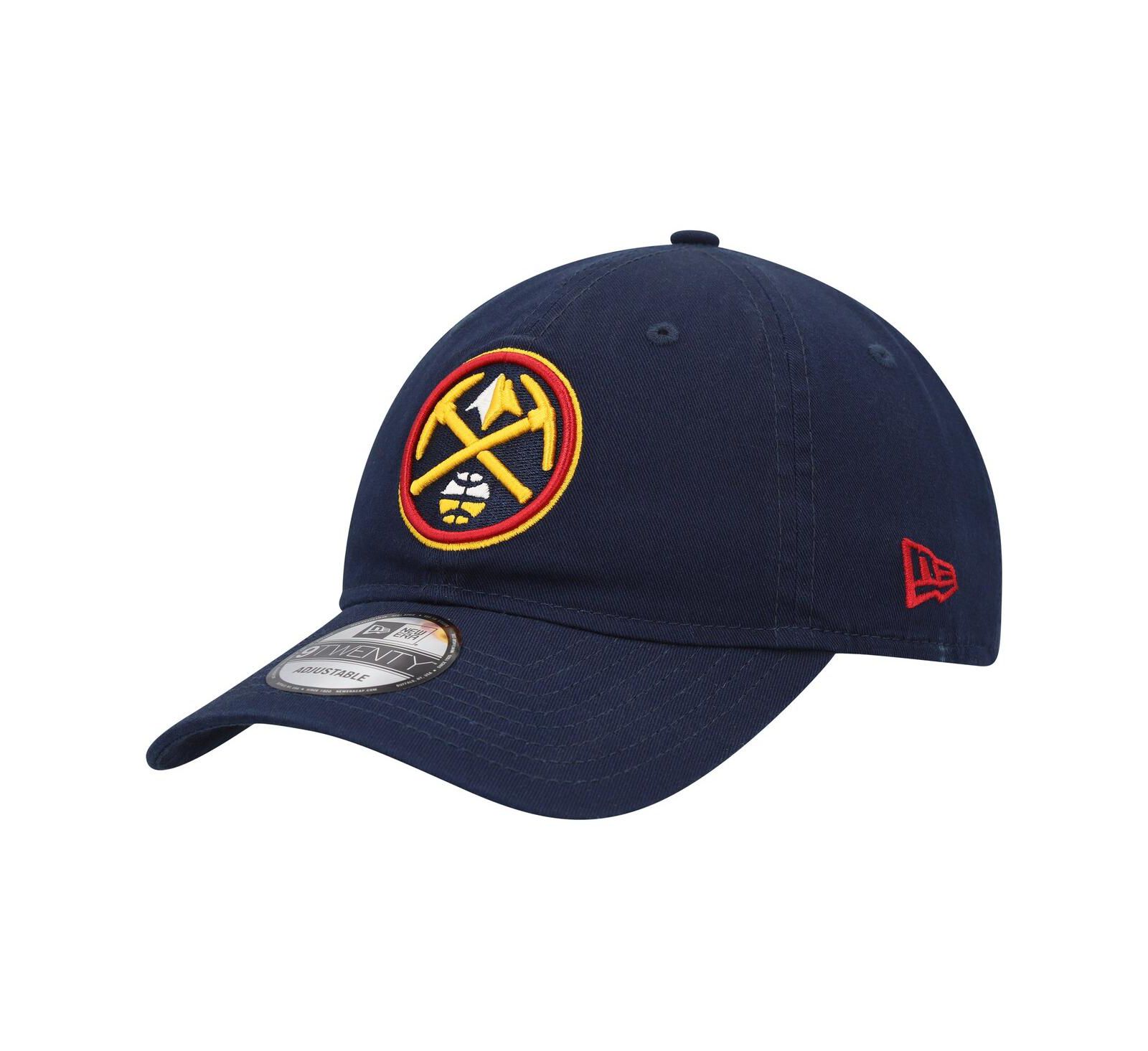 Мужская кепка New Era Navy Denver Nuggets Team 2.0 9TWENTY Adjustable