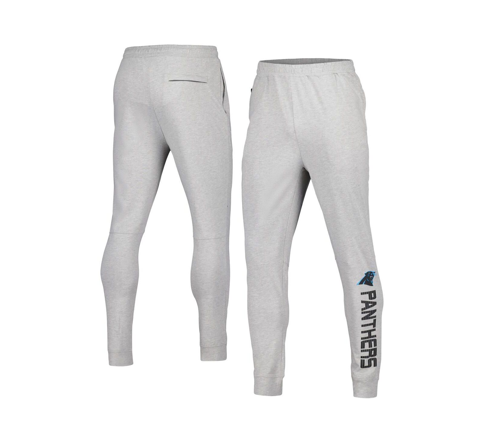 Мужские брюки для отдыха MSX by Michael Strahan Gray Carolina Panthers Lounge Jogger Pants