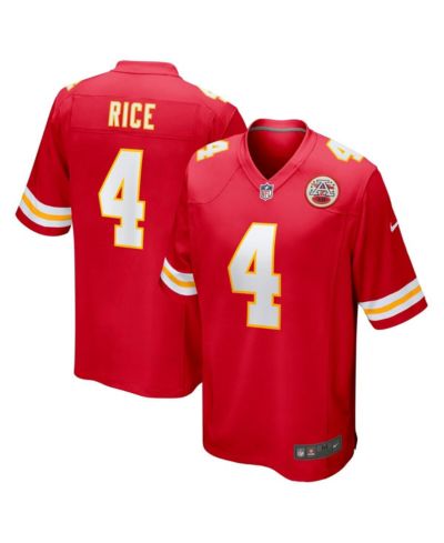 Мужская джерси Nike Rashee Rice Red Kansas City Chiefs